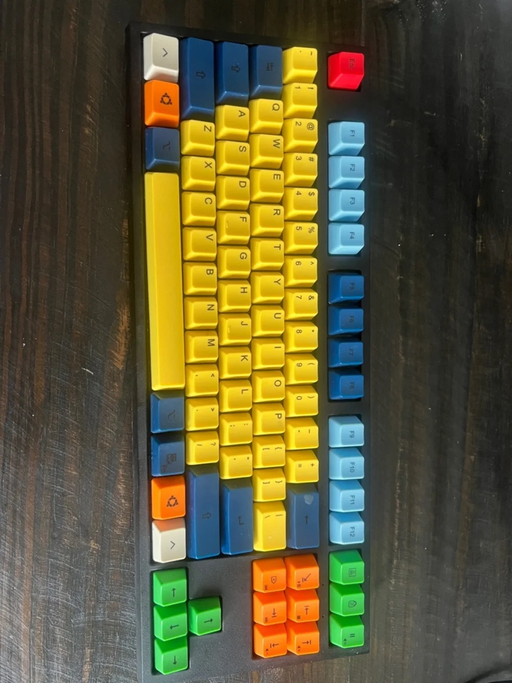 WASD blue keyboard